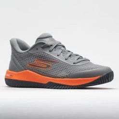 Skechers Viper Court Pro Men's Grey/Orange -Sport Racquet Shop 370104 5