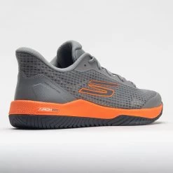 Skechers Viper Court Pro Men's Grey/Orange -Sport Racquet Shop 370104 6