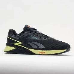 Reebok Nano X3 Men's Core Black/Energy Glow/Smash Orange -Sport Racquet Shop 561898 5