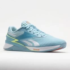 Reebok Nano X3 Women's Blue Pearl/Energy Glow/Peach Fuzz -Sport Racquet Shop 561901 5
