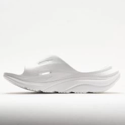 HOKA Ora Recovery Slide 3 Unisex White/White -Sport Racquet Shop 570607 1