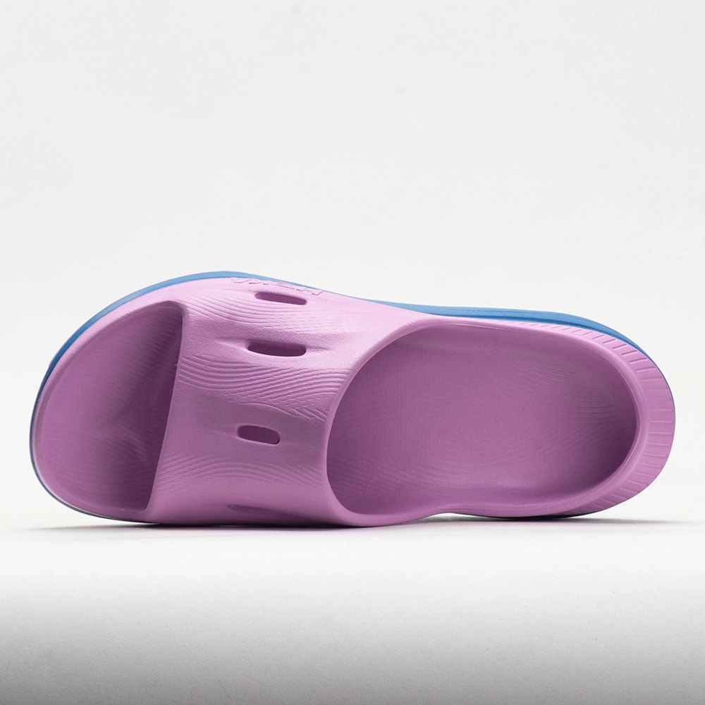 HOKA Ora Recovery Slide 3 Unisex Cyclamen/Coastal Sky 4 HOKA Ora Recovery Slide 3 Unisex Cyclamen/Coastal Sky - Image 2