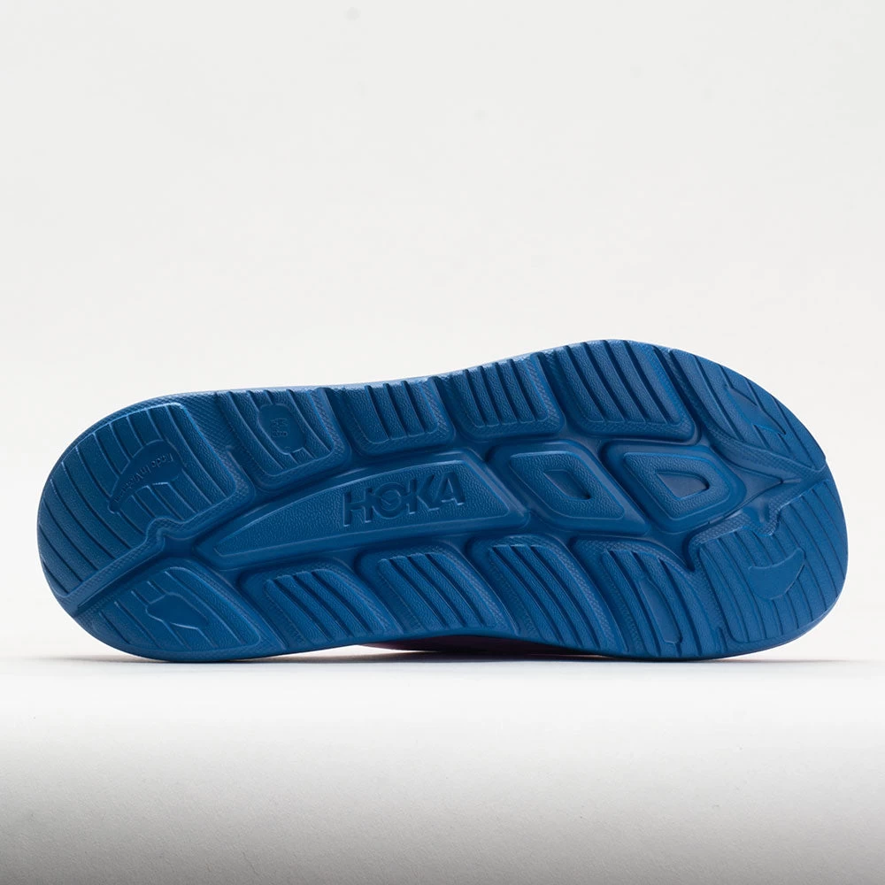HOKA Ora Recovery Slide 3 Unisex Cyclamen/Coastal Sky 6 HOKA Ora Recovery Slide 3 Unisex Cyclamen/Coastal Sky - Image 4