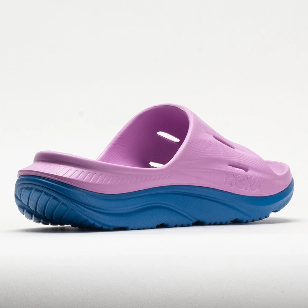 HOKA Ora Recovery Slide 3 Unisex Cyclamen/Coastal Sky 8 HOKA Ora Recovery Slide 3 Unisex Cyclamen/Coastal Sky - Image 6
