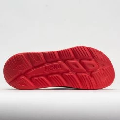 HOKA Ora Slide 3 Unisex Bellwether Blue/Red Alert -Sport Racquet Shop 570614 4