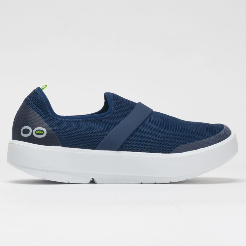 OOFOS OOmg Low Women's White/Navy 3 OOFOS OOmg Low Women's White/Navy