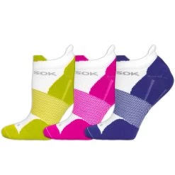 Fitsok F4 Tech No Show Socks 3 Pack -Sport Racquet Shop 650781 555 1