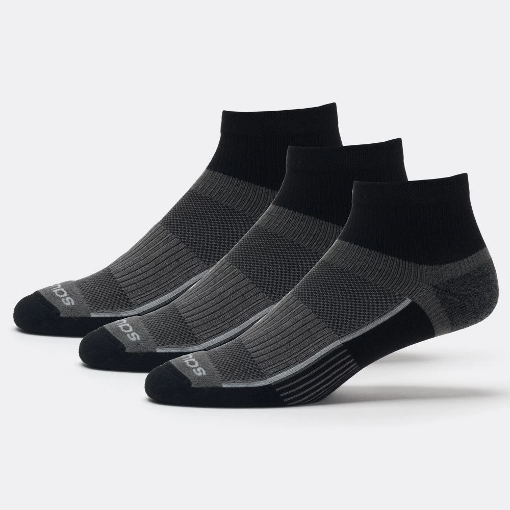 Saucony Inferno Quarter Socks 3 Pack 3 Saucony Inferno Quarter Socks 3 Pack