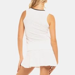 Lucky In Love The Whites Mesh Love Tank Women's -Sport Racquet Shop 758075 121 2