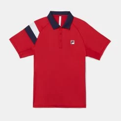 Fila Heritage Essentials Short Sleeve Polo Men's -Sport Racquet Shop 758218 622 1