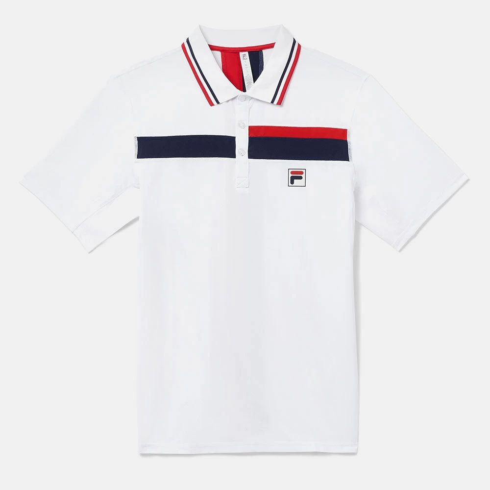 Fila Heritage Essentials Short Sleeve Tennis Polo Men's 3 Fila Heritage Essentials Short Sleeve Tennis Polo Men's