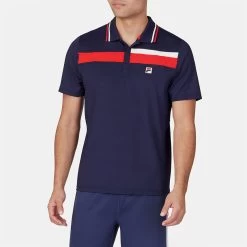 Fila Heritage Essentials Short Sleeve Tennis Polo Men's 8 Fila Heritage Essentials Short Sleeve Tennis Polo Men's -Sport Racquet Shop 758220 412 1
